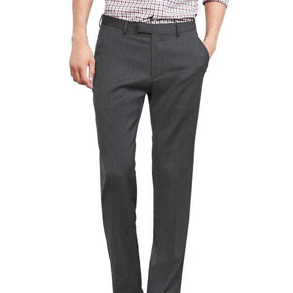 Banana Republic Tailored Slim Charcoal Italian Wool Suit (38S Jacket 32x30 Pant) - Picture 12 of 13